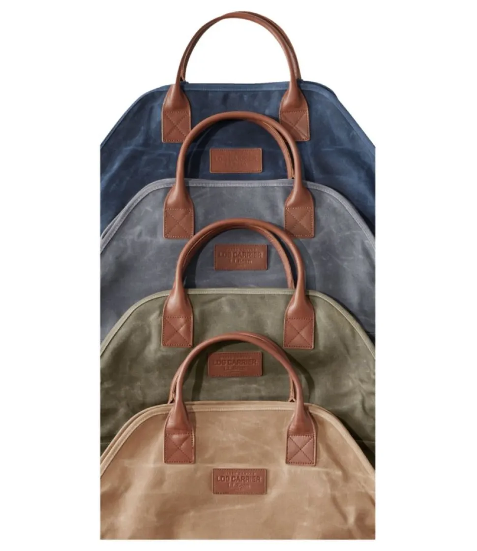 Flash Sale L.L.Bean "Waxed-Canvas Log Carrier"