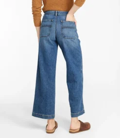 Online L.L.Bean "Women's 207 Vintage Jeans, High-Rise Wide-Leg"