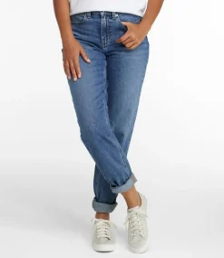 Sale L.L.Bean "Women's 207 Vintage Jeans, High-Rise Boyfriend"