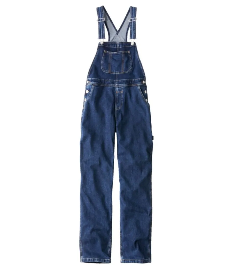 Cheap L.L.Bean "Women's 207 Vintage Jeans, Overalls" WashedIndigo