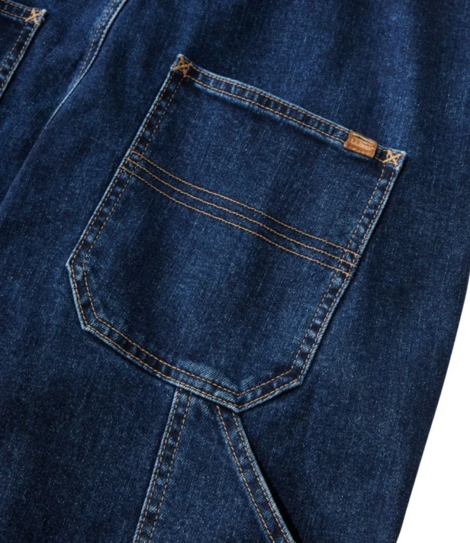 Cheap L.L.Bean "Women's 207 Vintage Jeans, Overalls" WashedIndigo