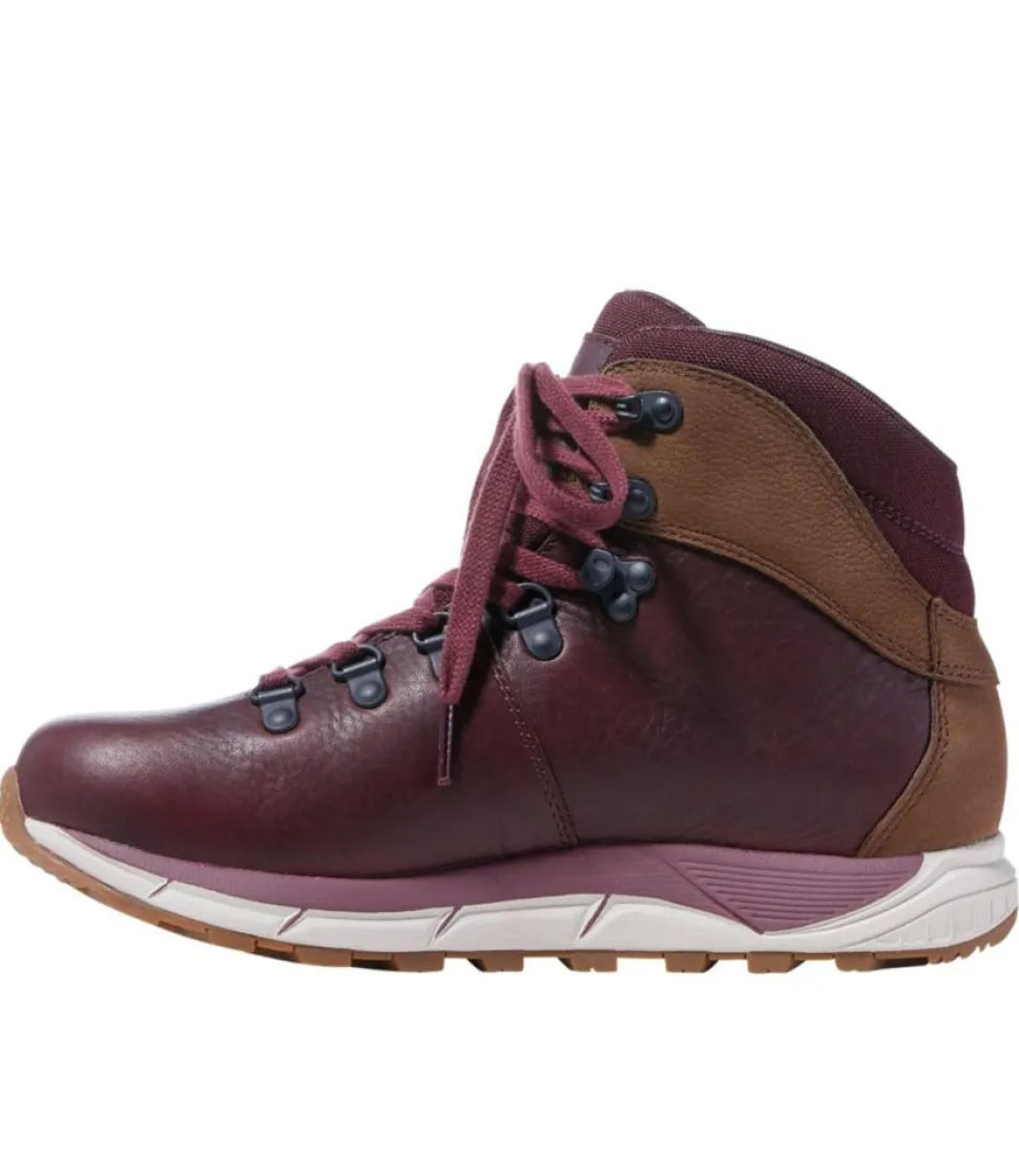 Shop L.L.Bean "Women's Alpine Hiking Boots, Leather" Burgundy