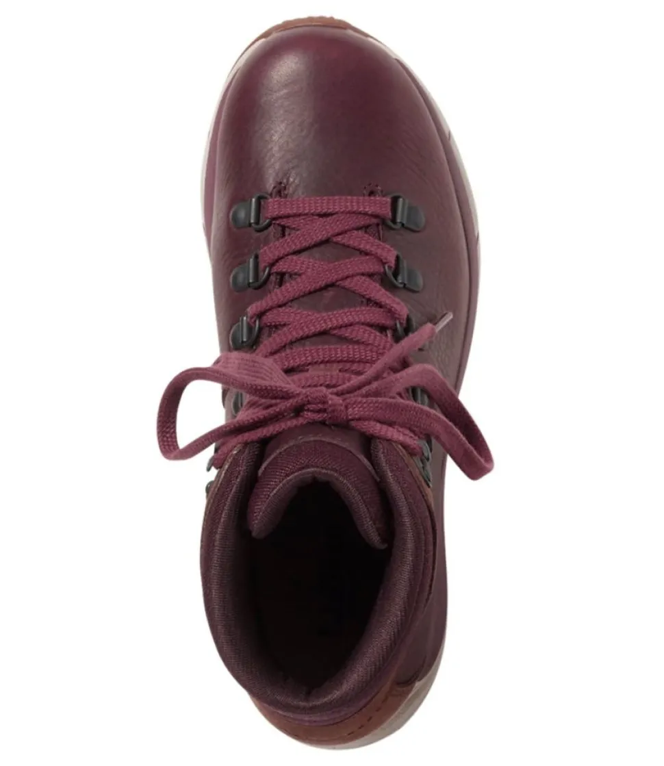 Shop L.L.Bean "Women's Alpine Hiking Boots, Leather" Burgundy