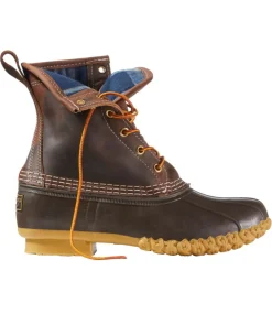 Clearance L.L.Bean "Women's Bean Boots, 8" Flannel-Lined Insulated"