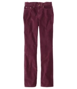 Cheap L.L.Bean "Women's BeanFlex Five-Pocket Corduroy Pants, Mid-Rise Straight-Leg"