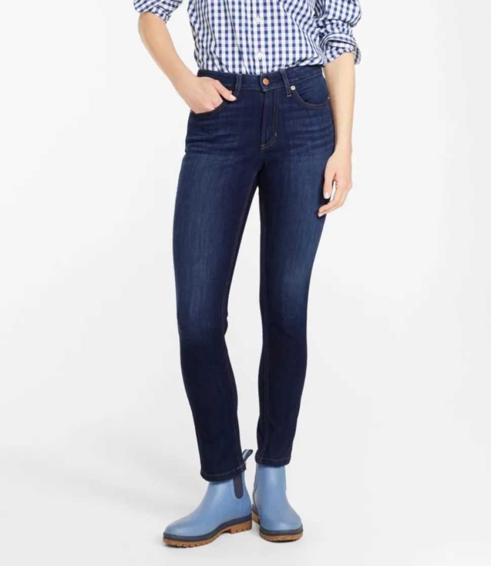 Flash Sale L.L.Bean "Women's BeanFlex® Jeans, High-Rise Slim-Leg Ankle"