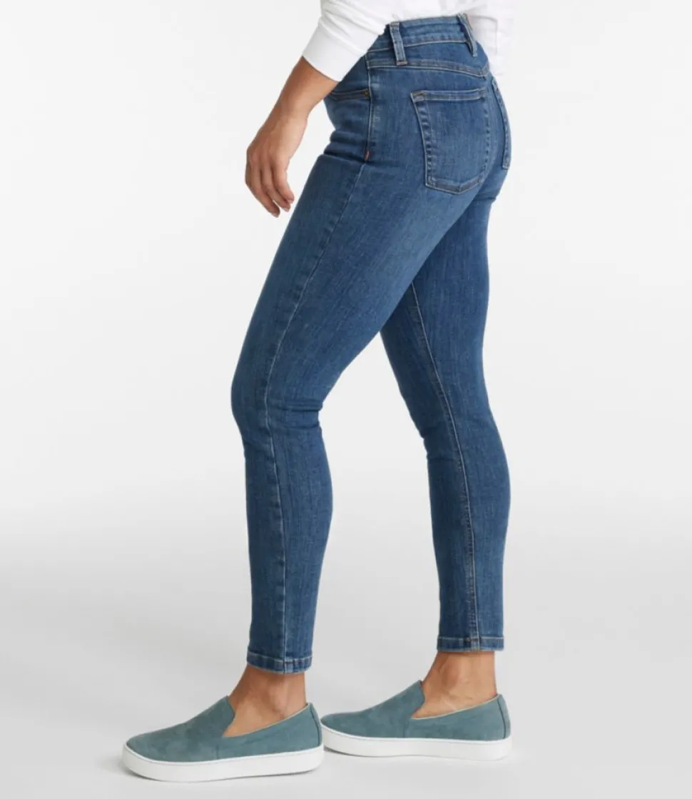Flash Sale L.L.Bean "Women's BeanFlex® Jeans, High-Rise Slim-Leg Ankle"