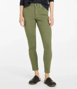 Hot L.L.Bean "Women's BeanFlex®Jeans, High-Rise Slim-Leg Ankle Color"