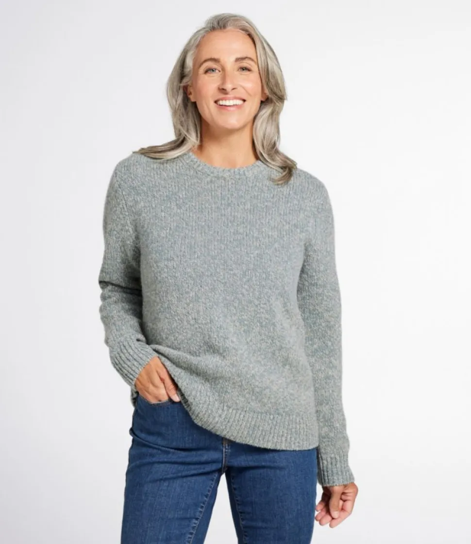 Hot L.L.Bean "Women's Bean's Classic Ragg Wool Sweater, Crewneck"