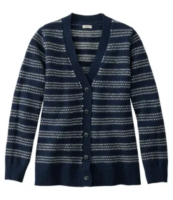 Flash Sale L.L.Bean "Women's Bean's Classic Ragg Wool Sweater, Button-Front Cardigan Novelty"
