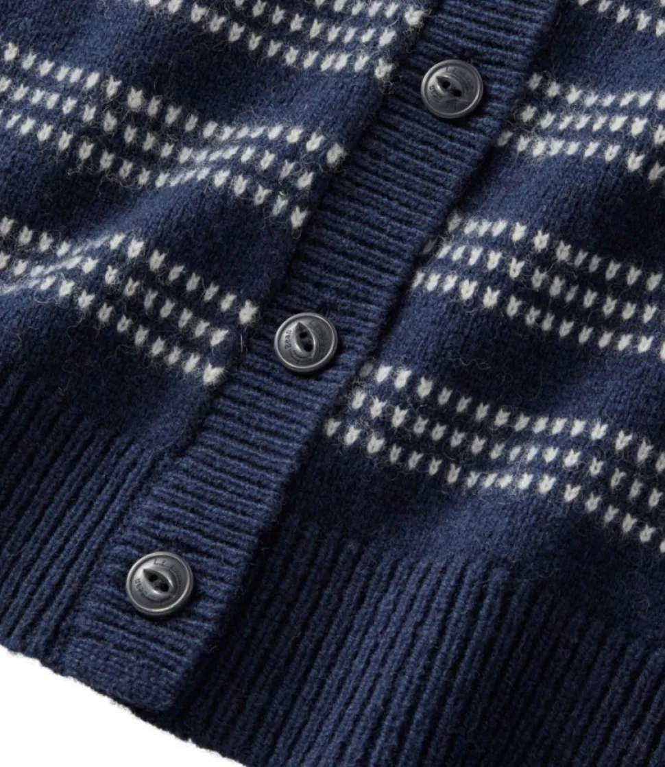 Flash Sale L.L.Bean "Women's Bean's Classic Ragg Wool Sweater, Button-Front Cardigan Novelty"