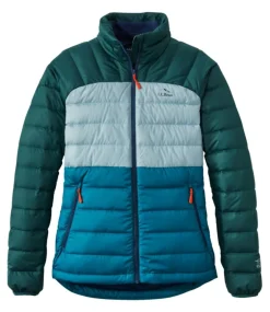 Cheap L.L.Bean "Women's Bean's Down Jacket, Colorblock"