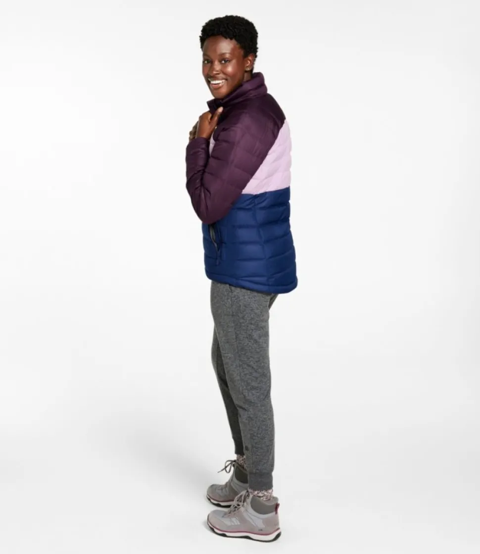 Cheap L.L.Bean "Women's Bean's Down Jacket, Colorblock"