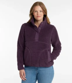 Best Sale L.L.Bean "Women's Bean's Sherpa Fleece Pullover"