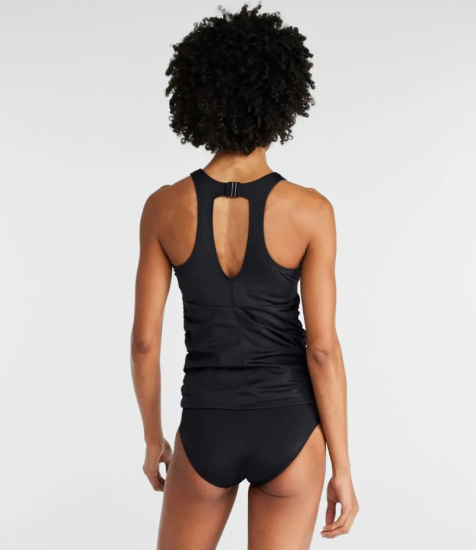 Store L.L.Bean "Women's BeanSport Swimwear, High-Neck Tankini Top" Black