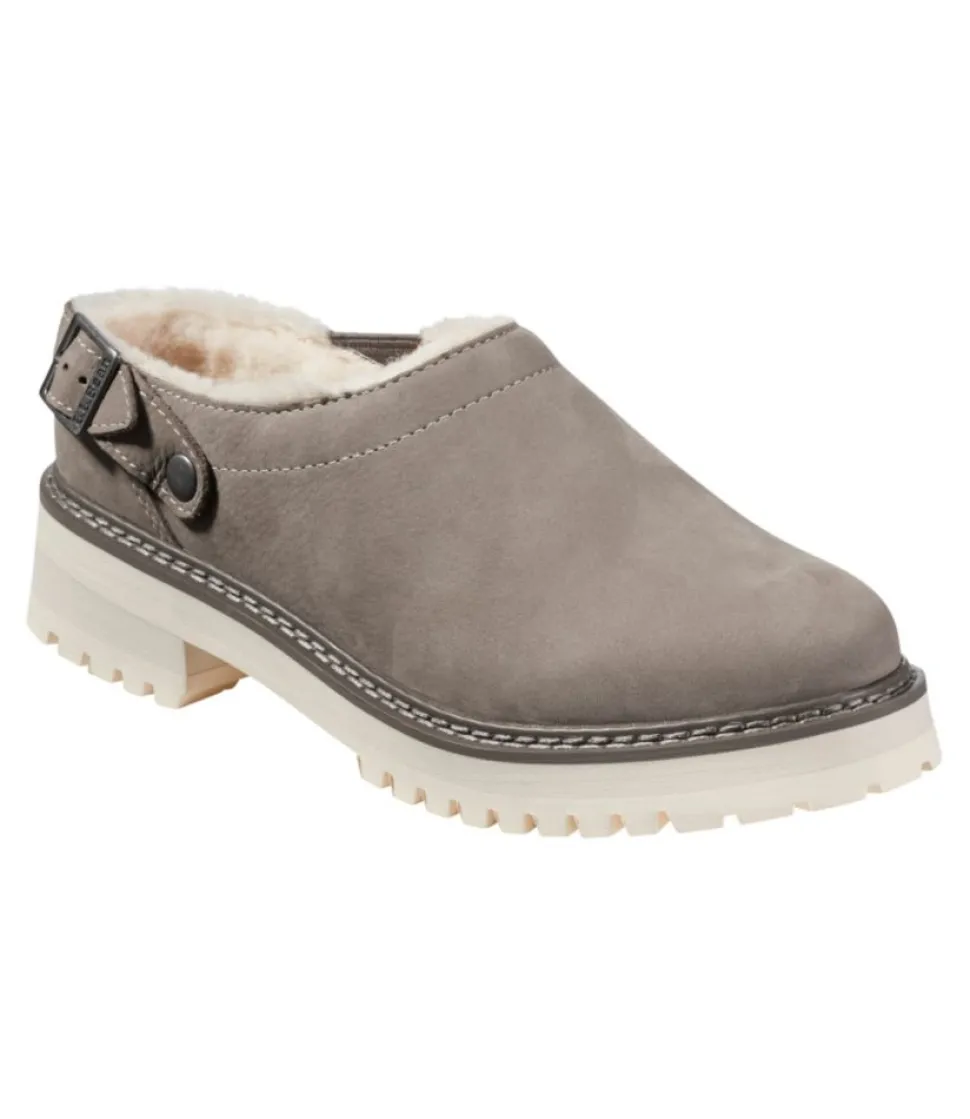 Store L.L.Bean "Women's Camden Hill Clogs, Lined" SoftSable