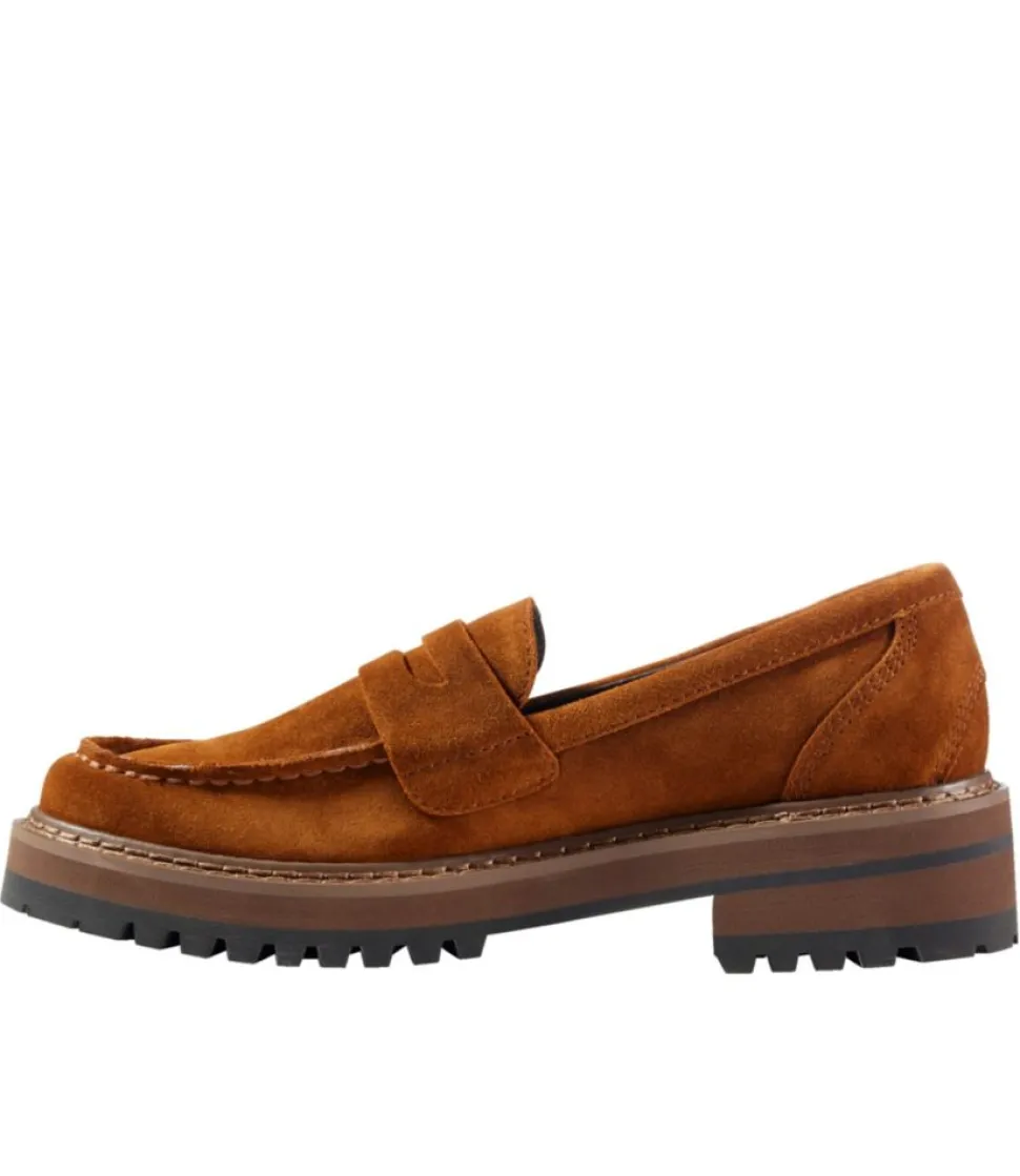 Store L.L.Bean "Women's Camden Hills Penny Loafers, Suede" Syrup