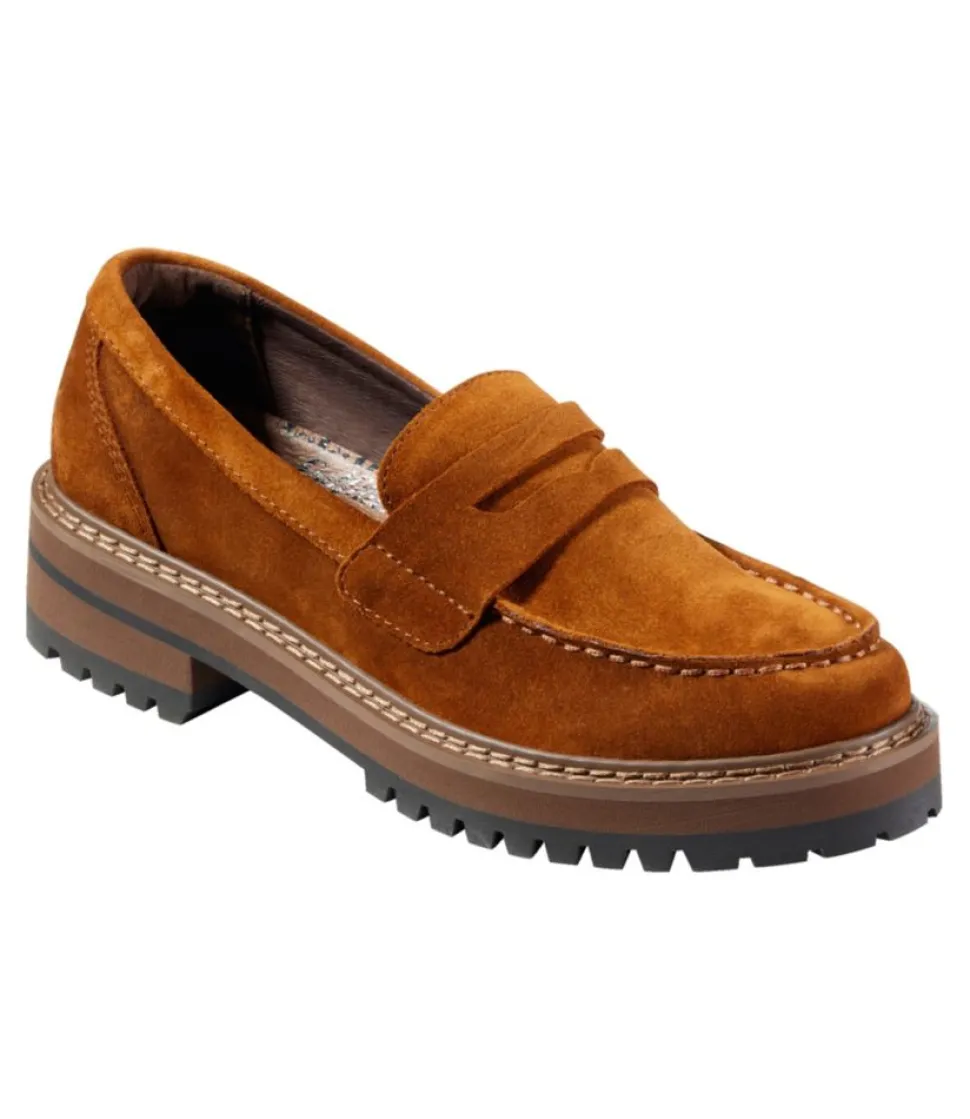 Store L.L.Bean "Women's Camden Hills Penny Loafers, Suede" Syrup
