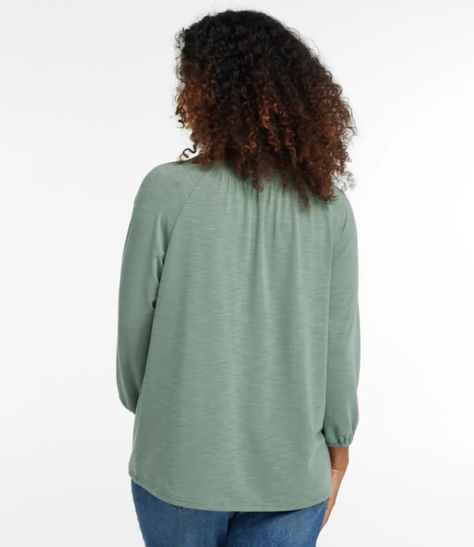 Online L.L.Bean "Women's Camden Hills Tee, Three-Quarter-Sleeve"