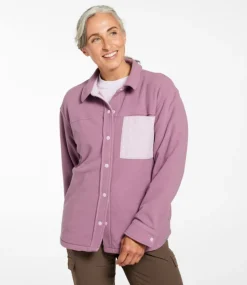 Cheap L.L.Bean "Women's Camp Fleece Overshirt"