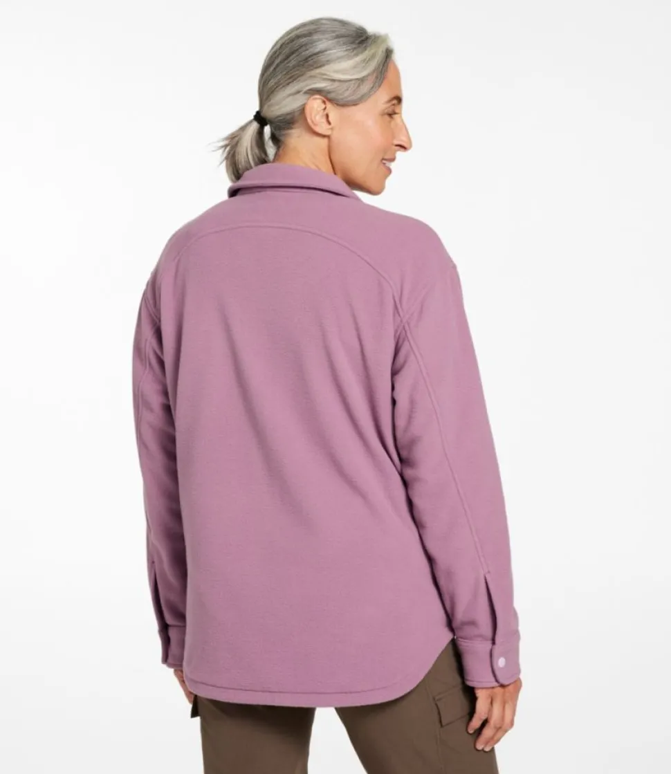 Cheap L.L.Bean "Women's Camp Fleece Overshirt"