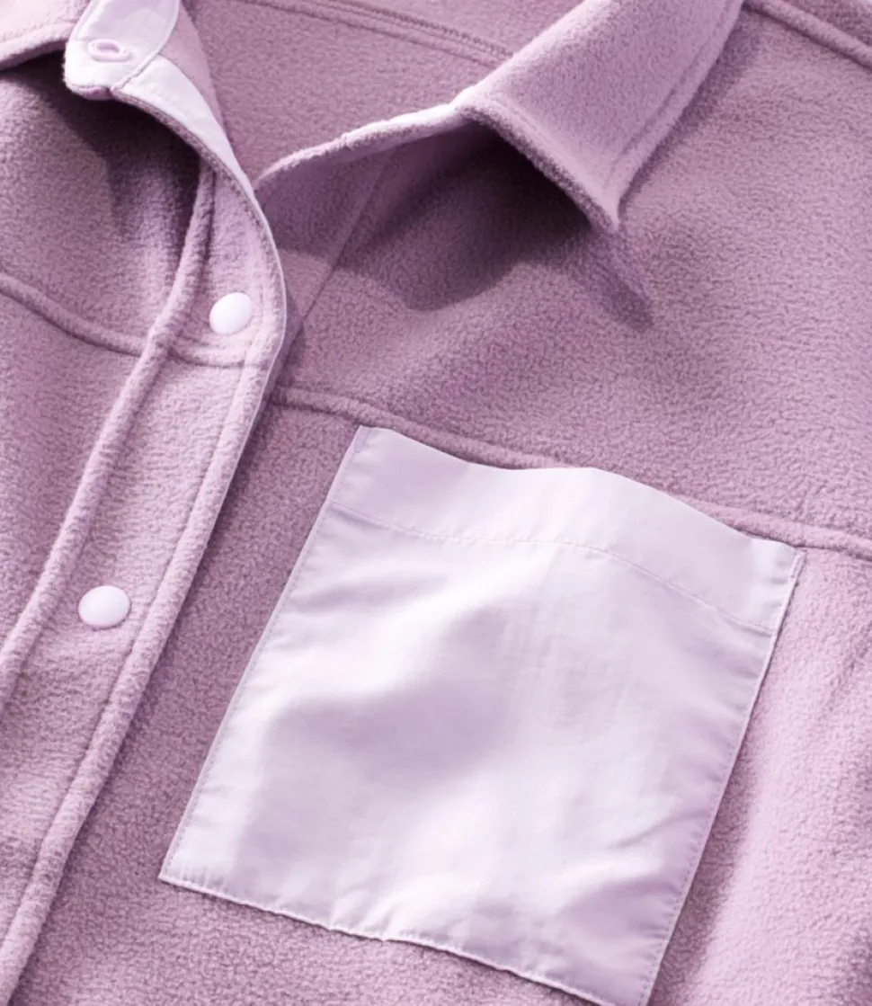 Cheap L.L.Bean "Women's Camp Fleece Overshirt"