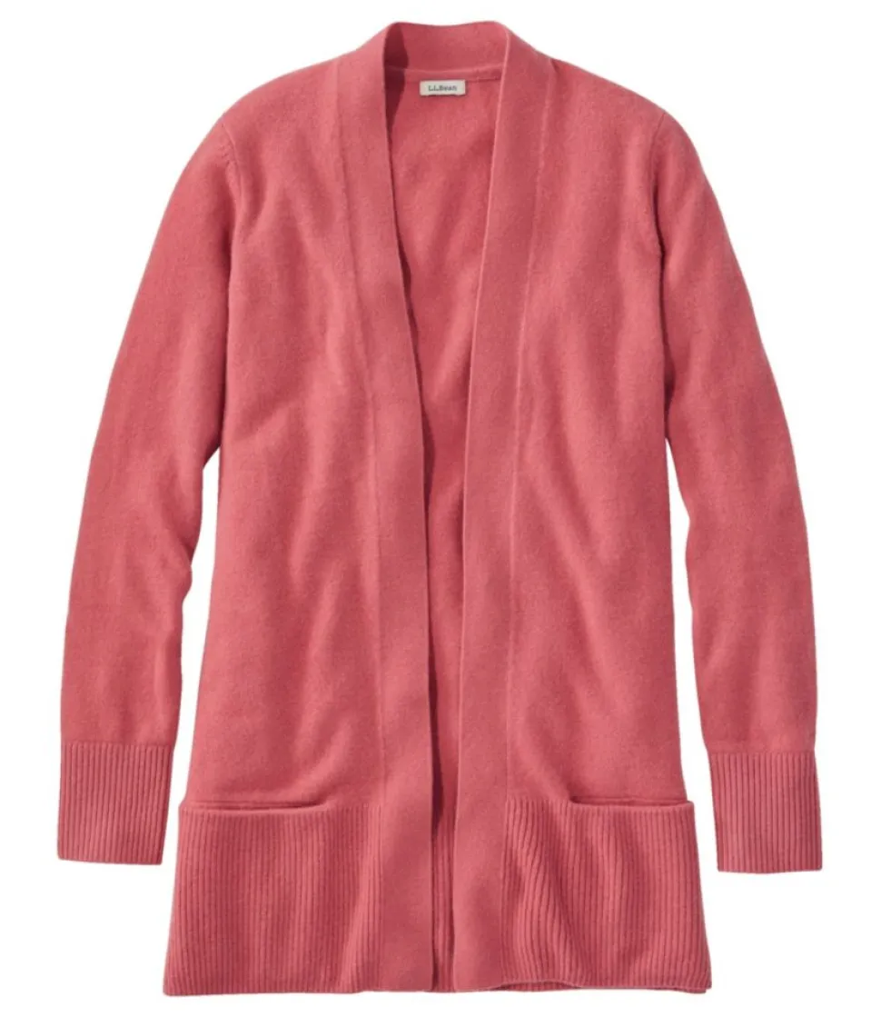 Store L.L.Bean "Women's Classic Cashmere Open Cardigan with Pocket"
