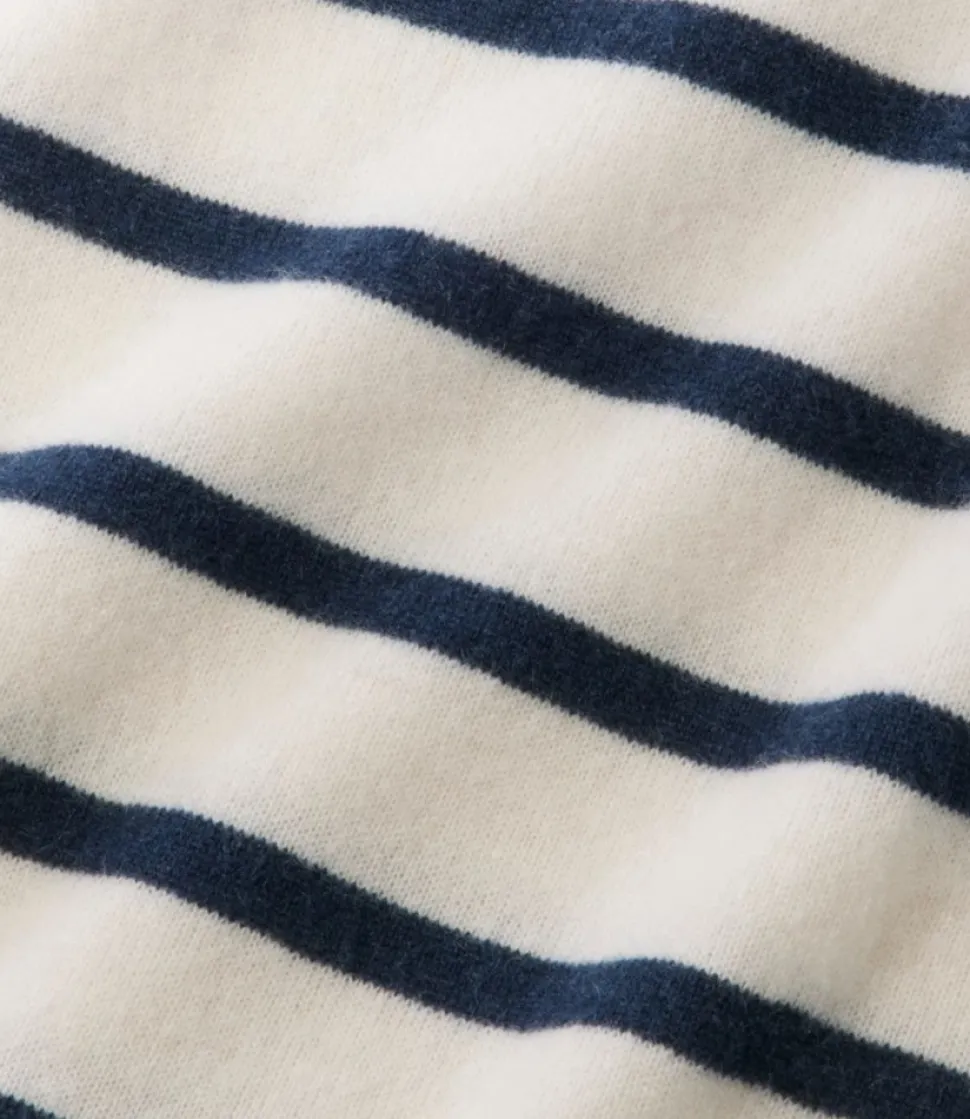 Online L.L.Bean "Women's Classic Cashmere Sweater, Crewneck Stripe"