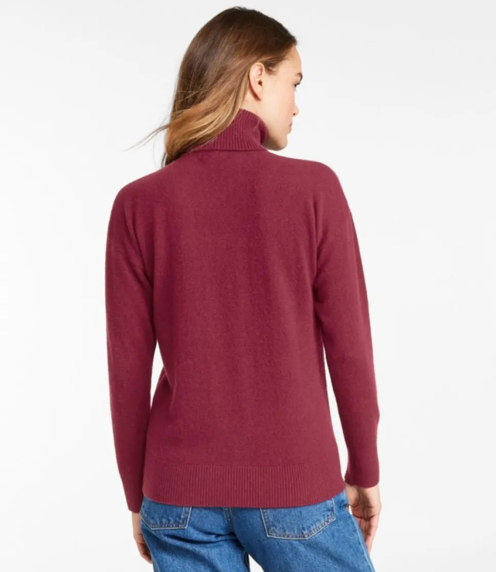 Sale L.L.Bean "Women's Classic Cashmere Sweater, Turtleneck"