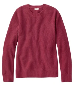 Best L.L.Bean "Women's Classic Cashmere Textured Sweater, Crewneck"
