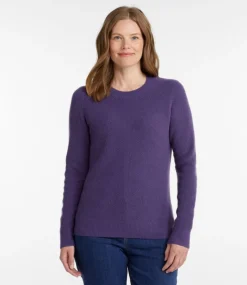 Best L.L.Bean "Women's Classic Cashmere Textured Sweater, Crewneck"