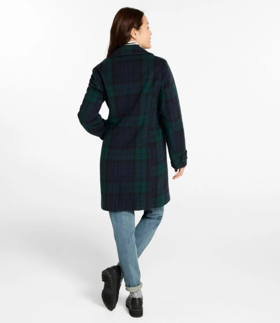 Best L.L.Bean "Women's Classic Lambswool Polo Coat, Three-Quarter, Pattern"