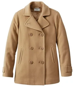 Fashion L.L.Bean "Women's Classic Lambswool Peacoat"