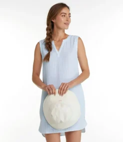 Outlet L.L.Bean "Women's Cloud Gauze Cover-Up Dress, Stripe"