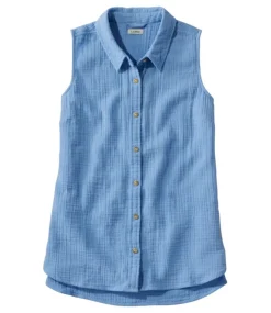 Shop L.L.Bean "Women's Cloud Gauze Sleeveless Shirt"