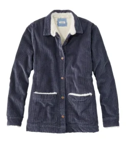 Outlet L.L.Bean "Women's Comfort Corduroy Relaxed Shirt, Lined"