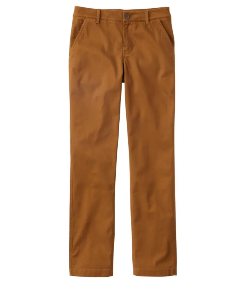 Best L.L.Bean "Women's Comfort Stretch Pants, Mid-Rise Straight-Leg Chino"