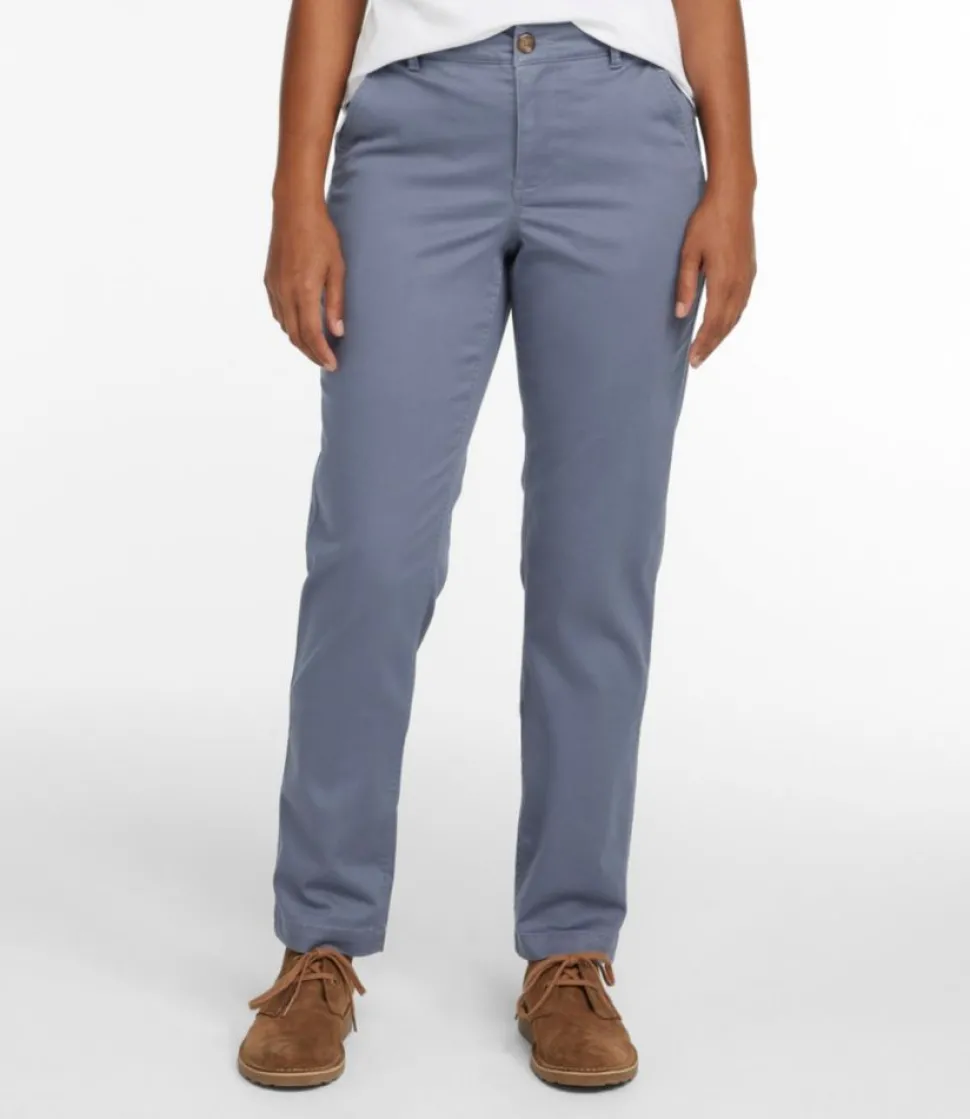 Best L.L.Bean "Women's Comfort Stretch Pants, Mid-Rise Straight-Leg Chino"
