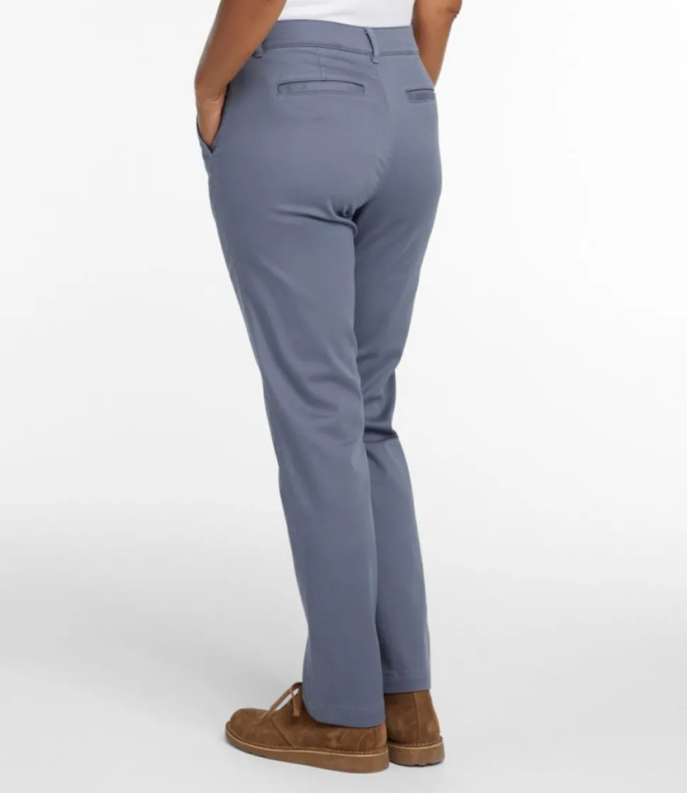 Best L.L.Bean "Women's Comfort Stretch Pants, Mid-Rise Straight-Leg Chino"