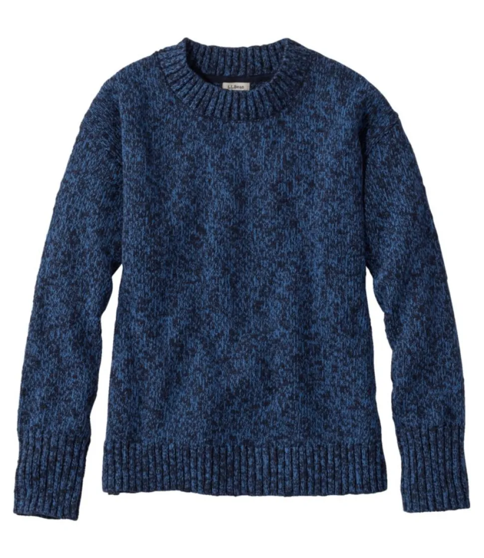 Discount L.L.Bean "Women's Cotton Ragg Sweater, Crewneck"
