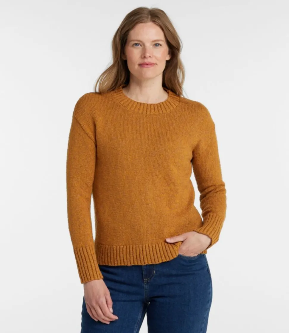Discount L.L.Bean "Women's Cotton Ragg Sweater, Crewneck"