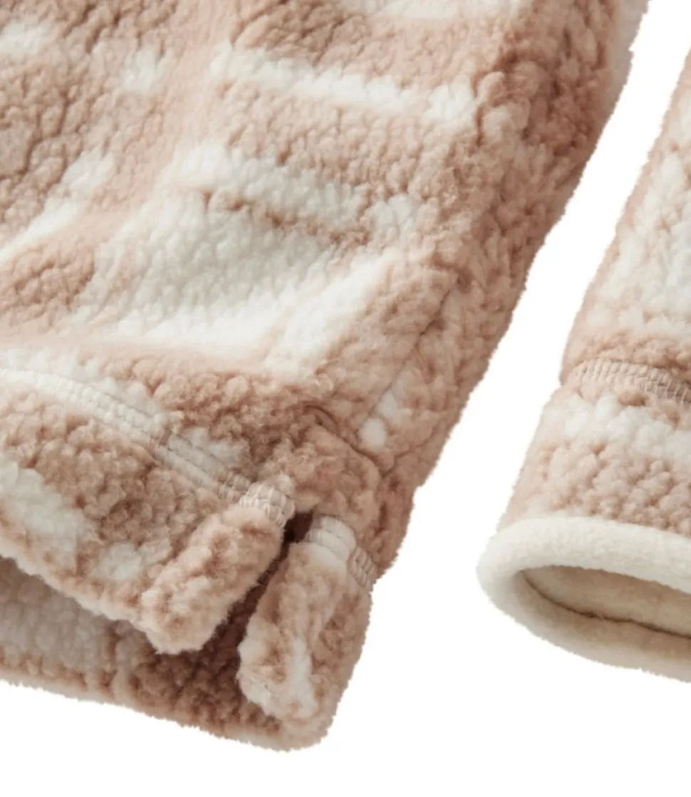 Store L.L.Bean "Women's Cozy Cottage Fleece, Funnelneck Pullover Print" CreamPlaid