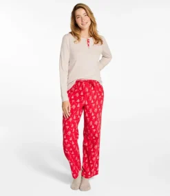 Store L.L.Bean "Women's Cozy PJ Set, Print"