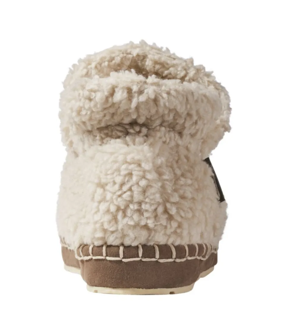 Clearance L.L.Bean "Women's Cozy Slipper Booties, Pile Fleece"