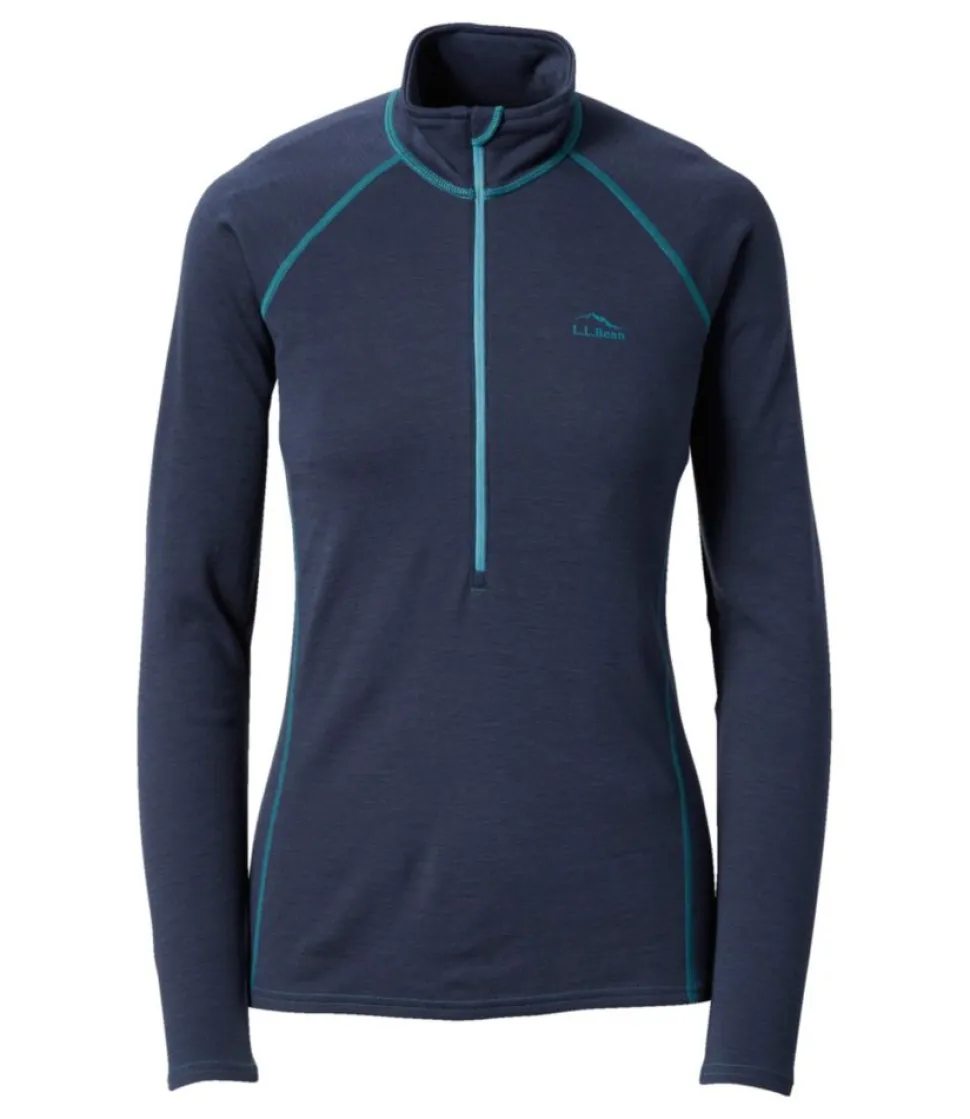 Sale L.L.Bean "Women's Cresta Midweight 250 T-Zip Top"