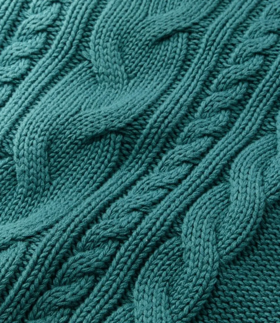 Shop L.L.Bean "Women's Double L® Cable Sweater, Crewneck"