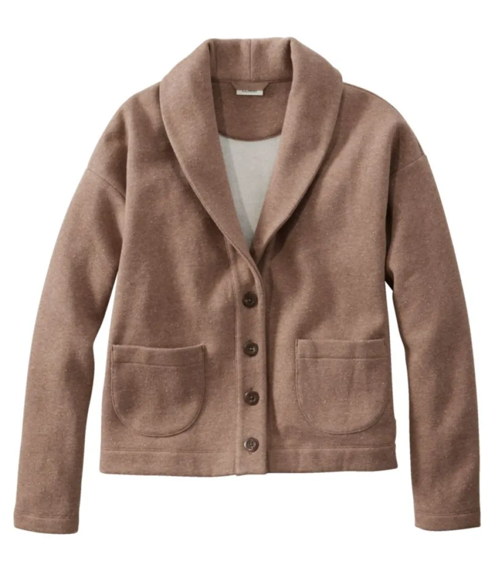 Cheap L.L.Bean "Women's Double L Soft Donegal Sweatshirt, Cardigan"