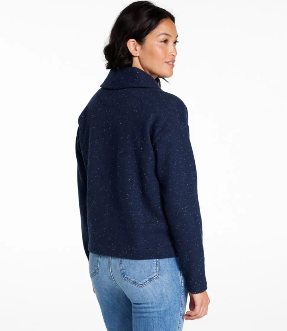 Cheap L.L.Bean "Women's Double L Soft Donegal Sweatshirt, Cardigan"