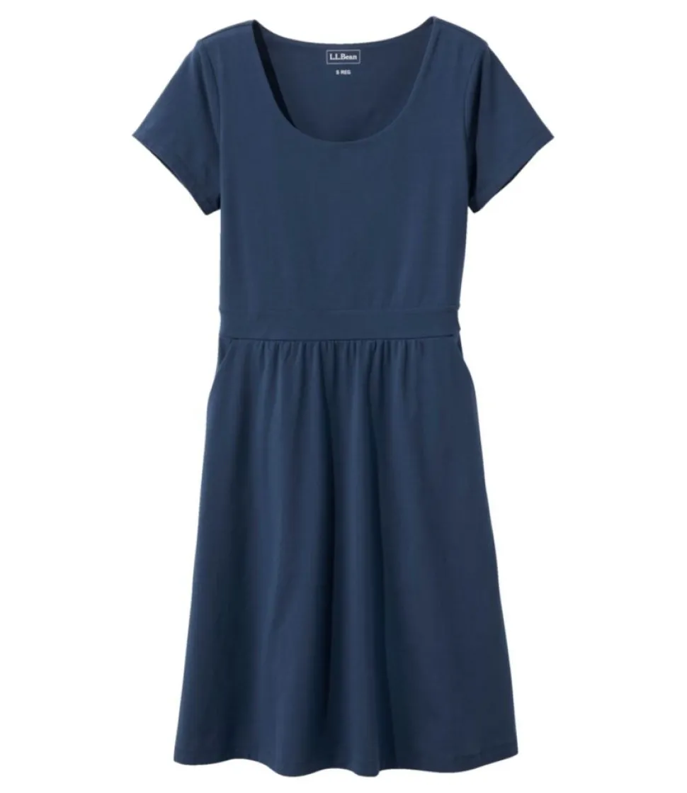 Best L.L.Bean "Women's Easy Cotton Fit-and-Flare Dress"