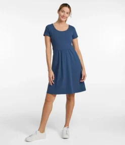 Best L.L.Bean "Women's Easy Cotton Fit-and-Flare Dress"